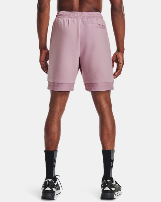 Men's UA Summit Knit Shorts, Pink, pdpMainDesktop image number 1